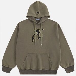 Aelfric Eden Embroidered Washed Hoodie XS • Like New